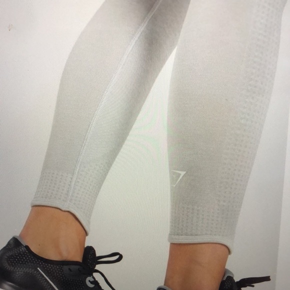 Gymshark vital rise seamless leggings small light grey marl - Picture 5 of 13